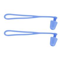 Swimming Ear Plugs for Adults Water Resistant Silicone Earplugs Reusable Corded Swim Ear Plugs for Surfing Shower Diving mėlyna