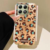 Vintage Pink Leopard Print Girls Phone Case for Xiaomi 13T 14T 11 Lite NE Poco X5 M6 Pro X6 X7 X3 Pro NFC C65 C61 M5S Back Cover poco X5 5G balta