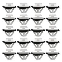 Plastic Car Rivet Clips with Sealer 87756-2E000 877562E000 Rocker Panel Retainer Clips Quick Installation 1 gray