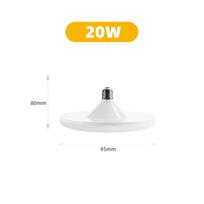 1 vnt. 220V LED lemputė E27 pagrindas Buitinė energiją taupanti lempa 20W 30W 40W 60W 100W Vidaus apšvietimas Skraidančios lėkštės šviesa Ampulė E27