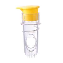 Plastikinė rankinė citrusinių vaisių sulčiaspaudė Mini citrinų sulčiaspaudė Apelsinų spaustuvas Lengvas sulčių išgavimas Šviežumą išsaugantis virtuvės reikmuo geltona