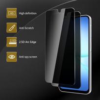 2pcs Privacy Screen Protector For Samsung Galaxy A37 A57 A36 A56 Anti-Spy Tempered Glass For Samsung Galaxy A17 A07 A16 A26 A06 Full Cover Protection Galaxy A06 juoda