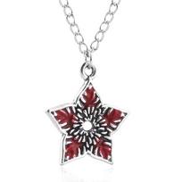 Carnivore Flower Necklace with K Plating - Edgy Punk Gothic Pendant Suitable for Cosplay, Daily Wear & - Year-Round Statement Gift N00574