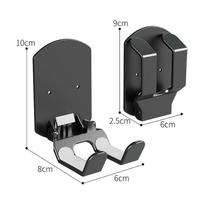 Wall Mounted Game Controller Bracket Base No Punching Easy Install Required Controller Storage Rack For Gaming Headset Bracket black