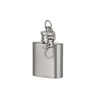 Neperšlampamas kišeninis flaskas Nerūdijančio plieno gertuvė Aukštos kokybės alkoholio flaskas Lauke 1oz (28ml)-Silver