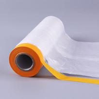 Skaidrus vienkartinis dulkių dangalo rulonas su lipnia juosta - Vandeniui atspari, bekvapė plėvelė baldų apsaugai kelionės metu, spintoms ir drabužių spintoms 55cm*20m balta