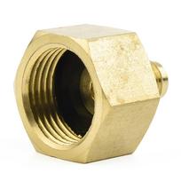 1 vnt. Automobilio oro kondicionieriaus adapteris Buteliuko adapteris Žalvarinis auksinis adapteris R134A 5/8\  į 1/4\'\' SAE Automobilio adapterio priedai China Mainland