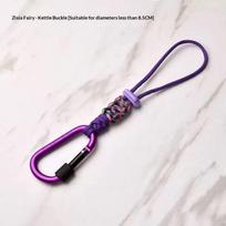 Nešiojamo vandens butelio dirželis Kuprinės pakabukas Raktų pakabukas Kelionės Alpinizmo Būtinas Vandens butelio sagtis Kabinimas violetinė
