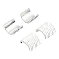 4pcs Conversion Shims Spacer 22mm 7/8Inch to 28mm 1-1/8Inch Handlebar Risers Clamp Shims Adapter Motorbike Metal Reducer 1