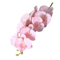 Dirbtinės Phalaenopsis gėlės 40  ilgio kotu, tikro prisilietimo netikros orchidėjos šaka su 9 žiedų pilnais žiedynais vazei, namų, vestuvių, vakarėlių puošybai rožinė