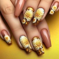 Press on Nail,Fake Nail Stick Glues on Nail False Nail Acrylic Nail Artificial False Nail for DIY Nail Art Designs 1
