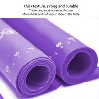 40x60cm Extra Large Baking Mat Silicone Pad Sheet Baking Mat for Rolling Dough Pizza Dough Non-Stick Maker Holder Kitchen Tools 65x45cm violetinė