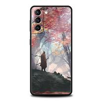 Japanese Bushido Samurai Phone Case For Samsung Galaxy S23 S24 Ultra S22 S21 S20 FE 5G S10 S10E S9 S8 Plus 20 Soft Cover Bumper Samsung S10E