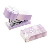 Small Feline Themed Stapler Small Cats Paws Design Office Stapler Easy to Carry Great for Hand Fatigue Reduction violetinė