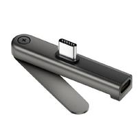 Plonas 240W įkrovimo adapteris su išlankstomu telefono stoveliu, telefono atramėlės adapteris. Tinka verslo kelionėms ir kasdieniam naudojimui. 1 gray
