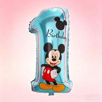 Disney Dekoracija Minnie Mickey Ne. 1 Animacinės gimtadienio šventės dekoracijos/Baigimo šventės, Šventiniai gimtadieniai, Šeimos susibūrimai ir šventės Mickey Minnie 2pcs pink