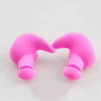 Silicone Anti-Noise Swim Ear Plugs Anti Noise Earplugs Swimming Silicone Earplugs Ear Plugs red-without case