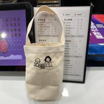 Portable Tote Bag Water Cup Bottle Holder Coffee Milk Tea Canvas Bag Eco Mini Storage Small Handbag Red Wine Bag 1pc