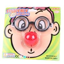 Halloween Harry Glasses Spring Glasses Prank Glasses Frame Round Glasses Clown Nose Set Clown glasses