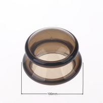 1/4 Pieces Silicone Cupping Therapy Jars for Back and Leg Vacuum Massage Cups Anti  Home Use Body Relaxation Black S gray