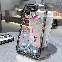 Color fireworks ins wind applicable iPhone17promax Apple 16 mobile phone case 14/13 advanced sense 15 generation hair apple 17