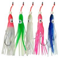 Set of 5 Octopus Bait Octopus Soft Lure Colorful Octopus 17cm