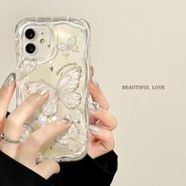 Apple 13 mobile phone case 14 simple iphone12 women 15 new 11 pro flamboyant butterfly xr/promax case xs iPhone 14 Pro Max