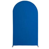 Dvipusis lankas fonui stovas danga vientisos spalvos lanko sienos fonas dangtis banketui 50x120cm tamsiai mėlyna spalva