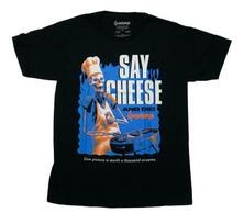Goosebumps New Adult Unisex T-Shirt - Skeleton Grilling Say Cheese and Die! L