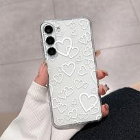 Popular ins wind transparent lines love Apple 17P mobile phone case ultra-thin and high-transparency soft case scratch-proof and fingerprint-proof samsung s20