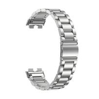 Metal Strap for Huawei Band 11 Pro 10 9 8 Smartwatch Stainless Steel Wristband Correa for Huawei Band 11 10 9 8 Bracelet Accessories Huawei Band 10-9-8 sidabras