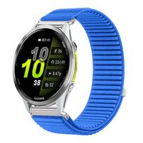 18/20mm 22mm Wave Nylon Strap For Garmin Forerunner 970 570 965 955 165 265/Venu 4/3 Bracelet Band For Garmin Active 6 5 Correa For 18mm width karališkos mėlynos spalvos