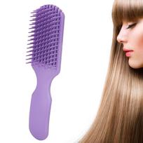 3pcs Purple Hair Detangler Comb Nine Claw Comb Wide Tooth Hair Brush  For Women Men