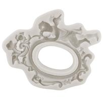 3D Sculpted Pattern Silicone Fondant Mold Photo Frame Design Chocolate Mould  Baking Use pilka