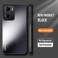EUCAGR For Xiaomi Redmi 15A 15 A 5G Frosted Soft AG Matte Stand Back Cover For Xiaomi Redmi15A  Shockproof Phone Case Xiaomi Redmi 15A juoda