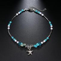 Charm Starfish pakabukas kulkšnies apyrankės karoliukai apyrankės kulkšnys paplūdimio pėdų grandinėlės papuošalai dovanos