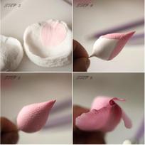 Rožių žiedlapių silikoninis pelėsis Fondant tortų dekoravimo įrankiai Gumpaste šokoladinių saldainių formelės Grayish white