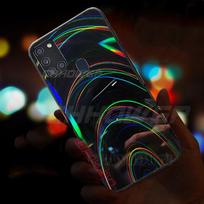 Gradient Rainbow Glitter Soft Case for Samsung Galaxy A21S A51 A71 A01 A11 A31 A41 M11 M30S A21 S A217 A515 A715 Luxury Mirror Bling TPU Back Cover Samsung Galaxy A11 sidabras