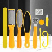 10 vnt./rinkinys Profesionalus pedikiūro rinkinys Rasp Foot File Callus Remover Screper Foot Care Tool Kit