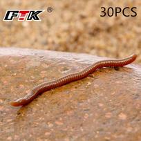 FTK 30 vnt 0,5 g raudonųjų sliekų karpių žūklės masalo rinkinys dirbtiniai žūklės reikmenys 18cm-1 package -30PCS
