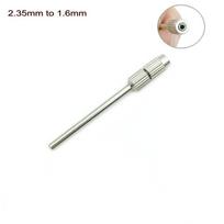 1 vnt. dantų gręžimo grąžto adapterio keitiklis 2,35 mm į 1,6 mm / 2,35 mm iki 3 mm strypo poliruoklis, skirtas dantų laboratorijai 2.35mm to 1.6mm