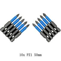 Magnetiniai atsuktuvo antgaliai, viena galvutė PH1/PH2/PH3/PZ1/PZ2/PZ3 legiruotasis plienas PZ1