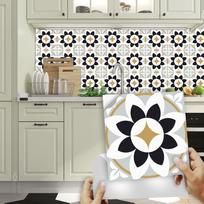 10 vnt europietiško stiliaus plytelių sienų lipdukai virtuvės Backsplash drabužių spinta Vonios kambario renovacija  Pel & Stick  vandeniui atsparūs meno lipdukai 10cmX10cmX10pcs