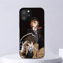Anime Bungou Stray Dogs Dazai Osamu telefono dėklas, skirtas iPhone 11 12 Mini 13 14 Pro Xs Max X 8 7 6s Plus 5 Se Xr Shell iPhone6 black