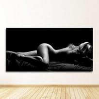 Svetainės namų dekoravimui Be rėmelio Modernus portretas S ir spaudiniai Sienų piešinys Drobės tapyba Seksualaus kūno moterų nuotraukos 20cm×40cm NoFrame