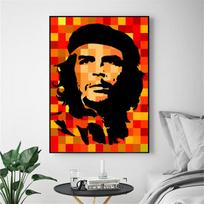 Che Guevara nacionalinis herojus Protrait drobės tapybos plakatai ir spaudiniai gyvenamajam kambariui be įrėmintų sienų meno paveikslėlių namų dekoras 21cm×30cm NoFrame black
