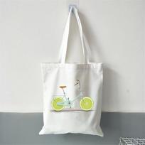 Casual Tote bag for Ladies Cartoon Printing Beach Handbag Reusable Shoulder Bag Large Shopper bag Women Canvas Shopping Bag 24*26cm