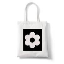 Retro Flower printing Women Canvas Tote Bag Reusable Shopper  Korea style Aesthetic Student Book Handbags elegant ladies bag 24*26cm