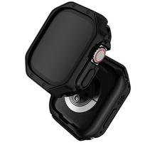 Apsauginis dėklas Apple Watch Ultra 49mm 45mm 41mm Armor Style atsparus kritimui buferio dangtelis, skirtas iWatch 8 7 SE 6 5 4 40mm 44mm 38mm juoda
