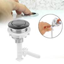 Mygtukas tualeto bakas, vonios kambarys, skirtas tualeto sėdynei namuose, 38 mm vonios kambario tualeto stūmimas